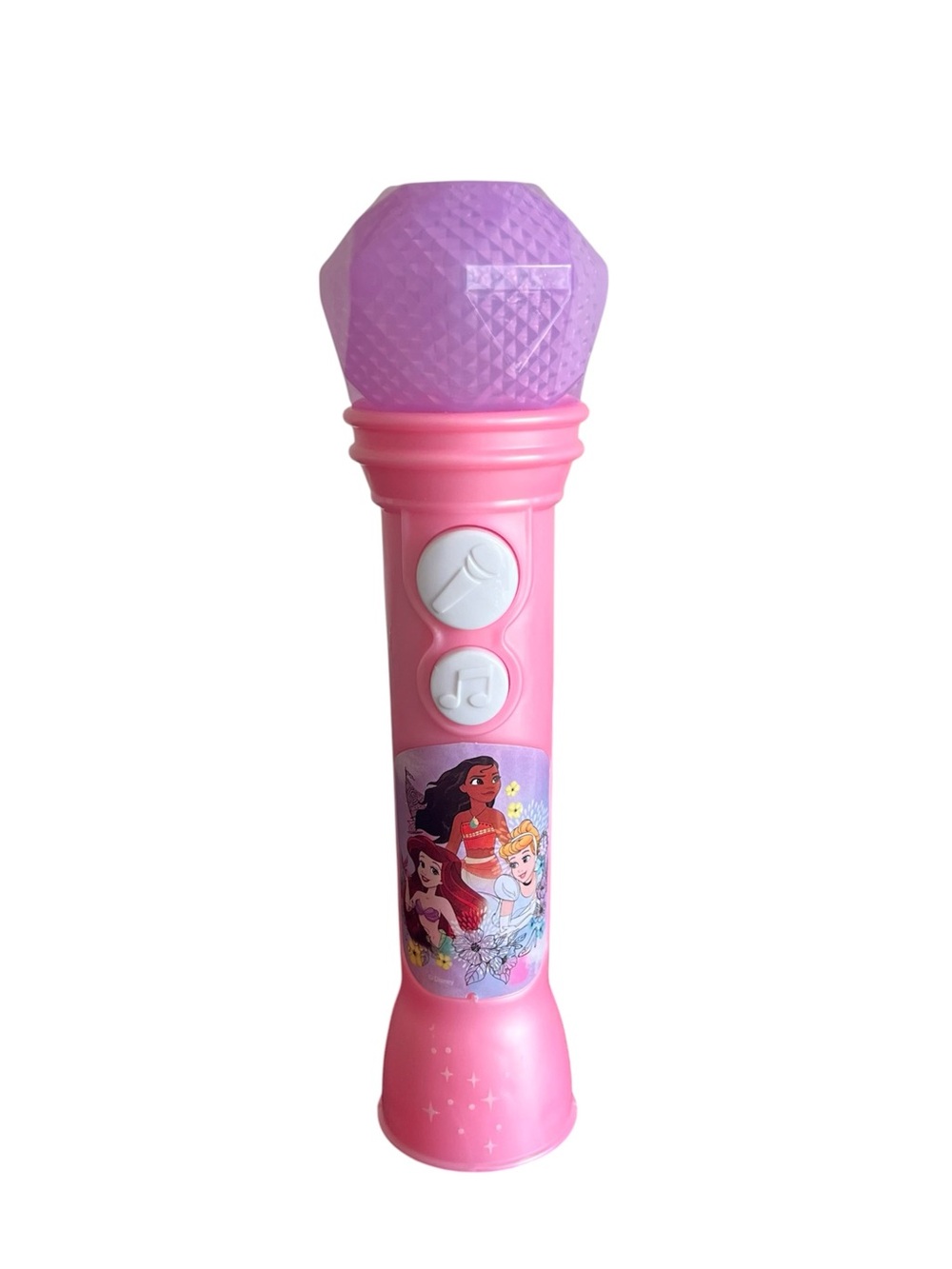 eKids Disney Princess Toy Microphone 7 Inch Music Lights